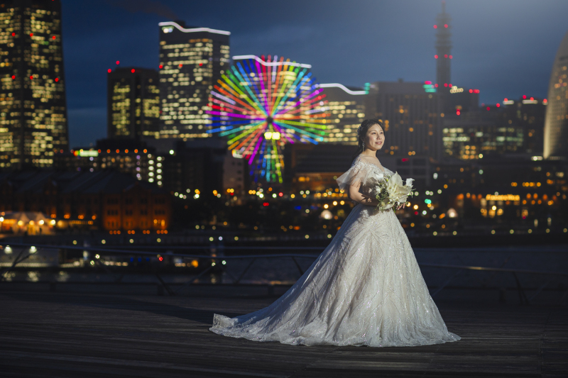 花嫁様のソロカットも美しい♩