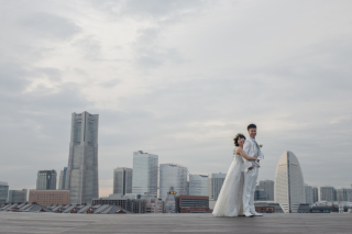 夕暮れの大桟橋