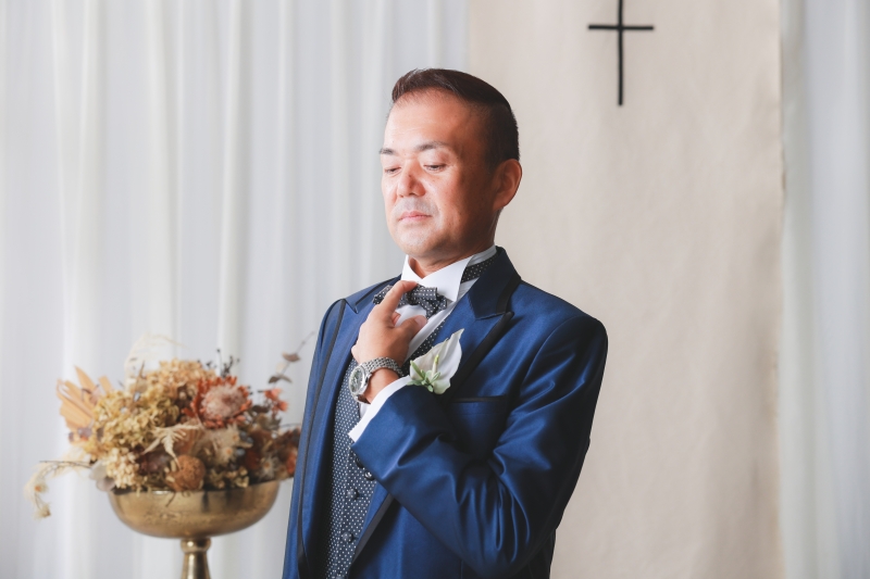 新郎様のソロショットも!