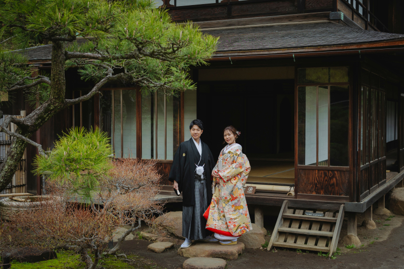 洋装から和装に