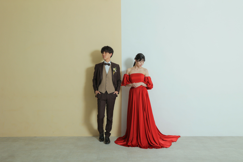 バイカラーでクールに