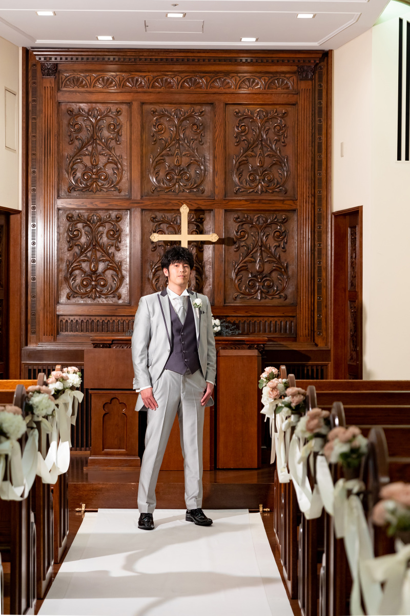 ご新郎様のソロカット