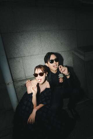 日本大通りで街撮りウェディングフォト