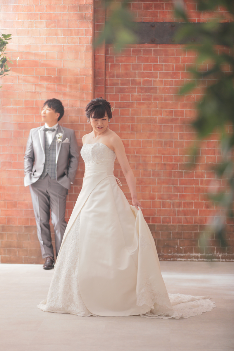 街並みのような雰囲気の中で