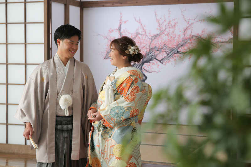 お二人の微笑み合う表情もこっそり♡