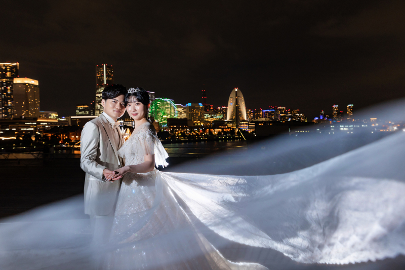 ロングベールで