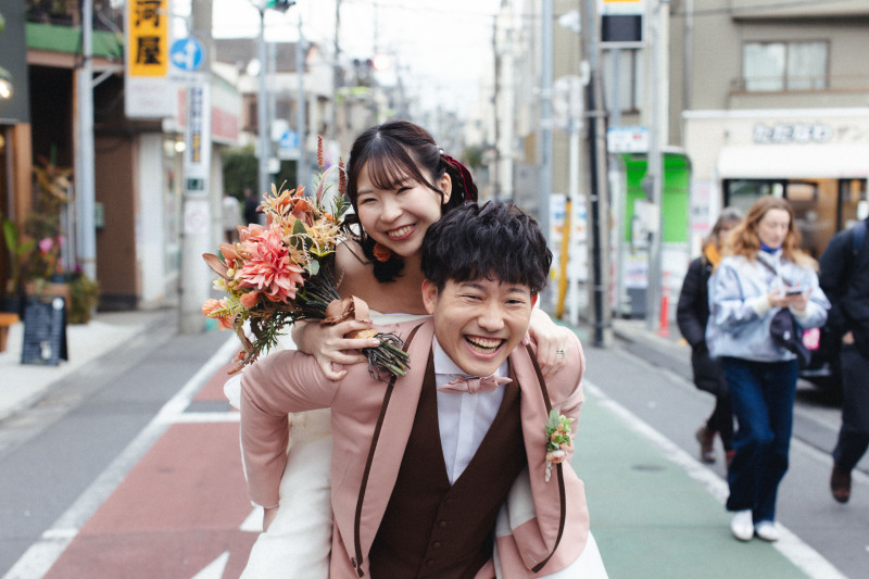 お二人が大好きなのがとっても伝わってくる一枚。