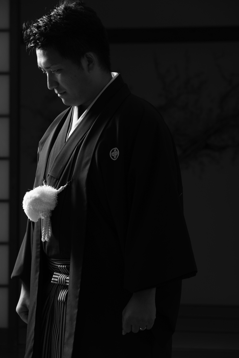 新郎さんも主役です。