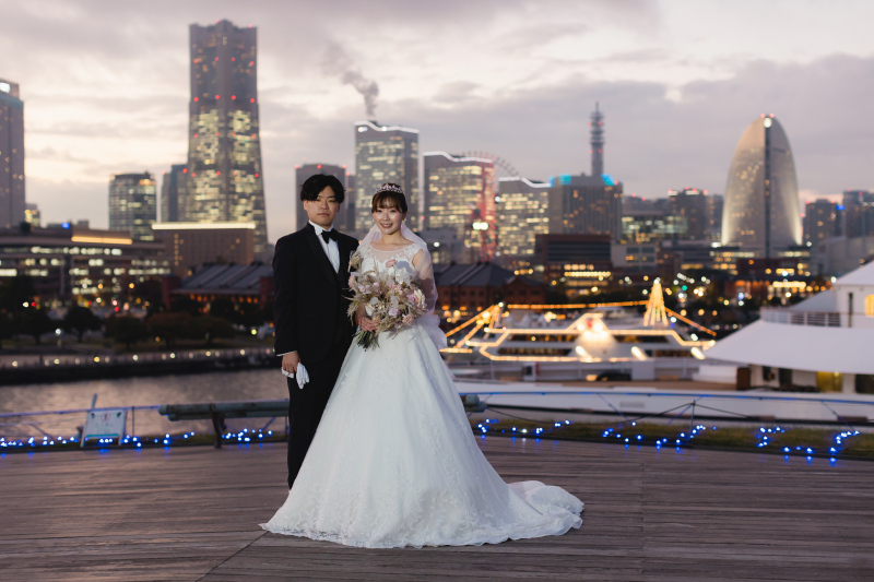 台紙に入るかっちりショットも