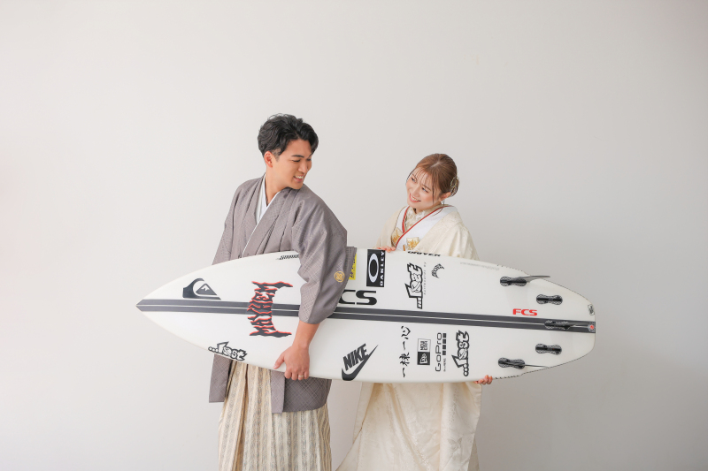 アイテムでお二人らしく和装ウェディング