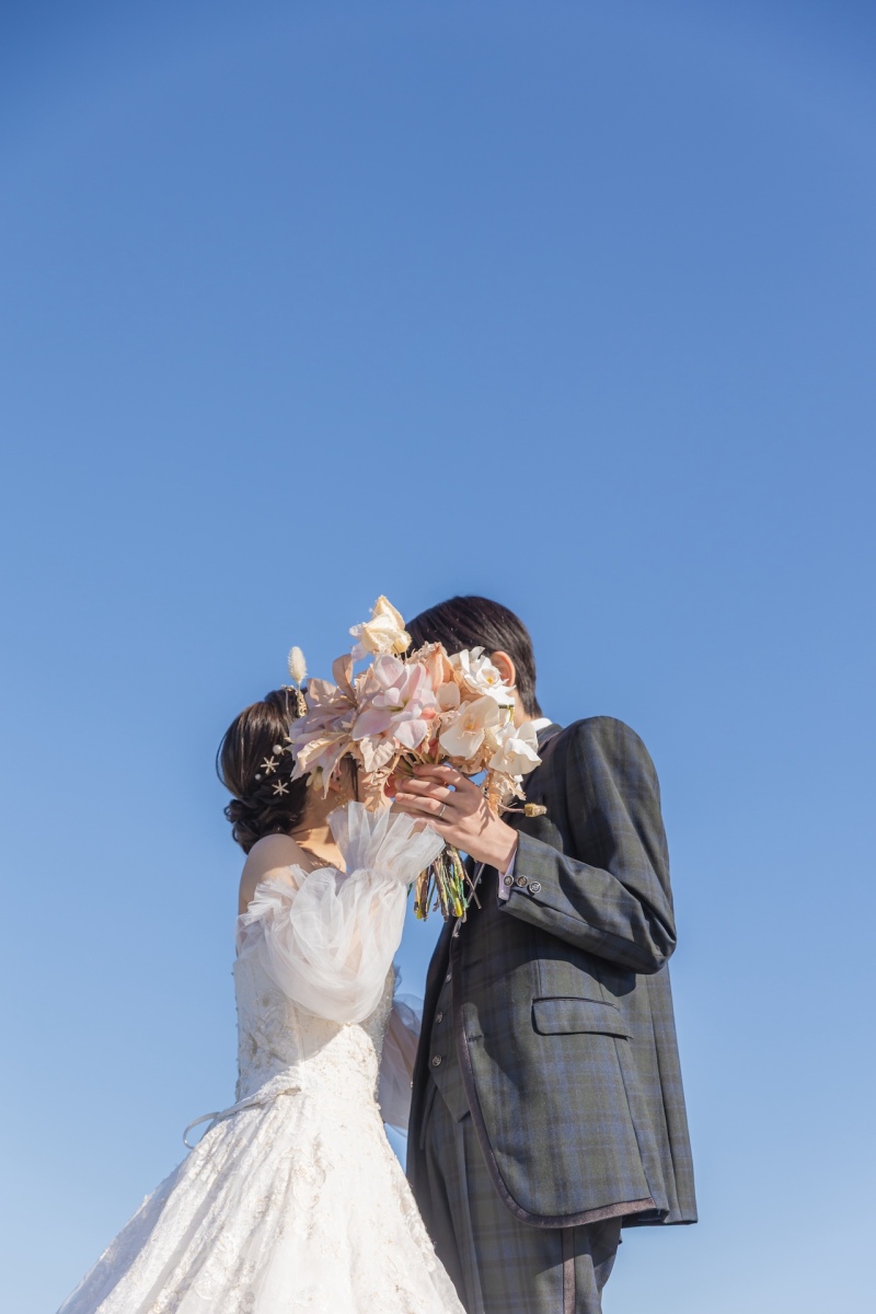 お顔隠しカット