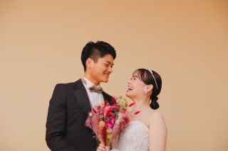 笑顔が素敵なふたり　photo by谷澤明美