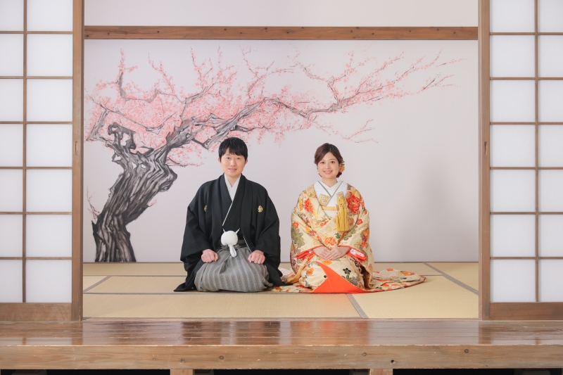 王道の正座ショット