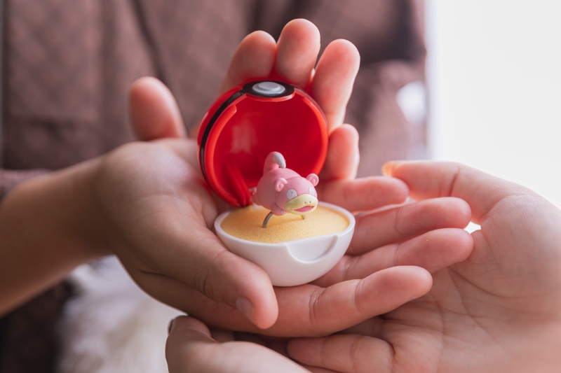 モンスターボールから飛び出したのは…ヤドン!