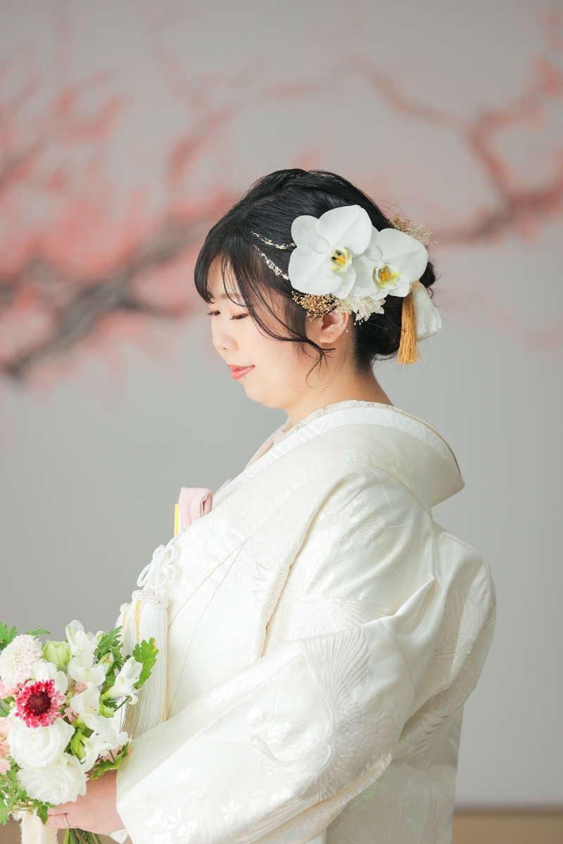 お嫁さんこだわりの髪型♪