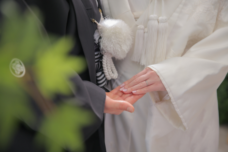 結婚指輪もしっかりと!