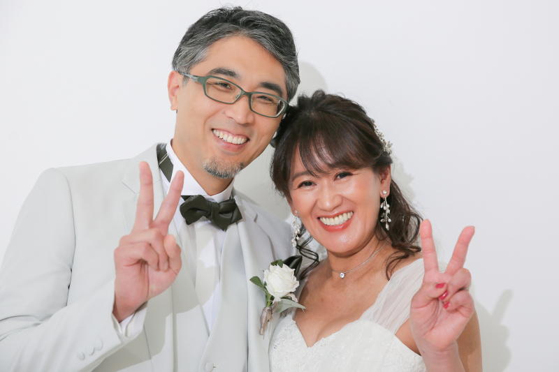 締めはピースで!