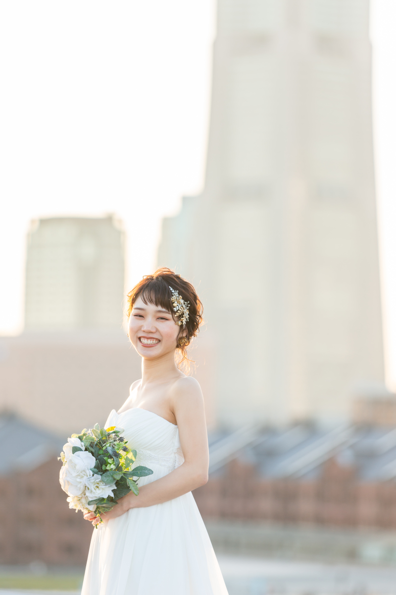 選んだドレスやアクセサリーがしっかり見えるように