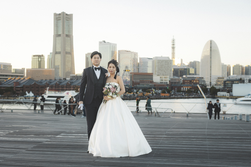 かっちりしたショットも撮影します