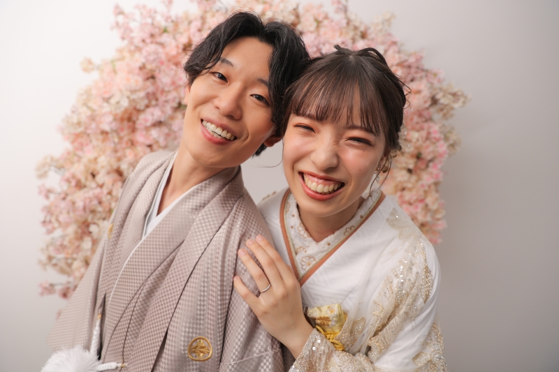 カメラにお顔をグッと!