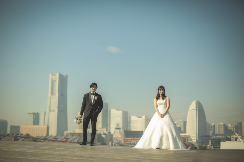 憧れのみなとみらいにて