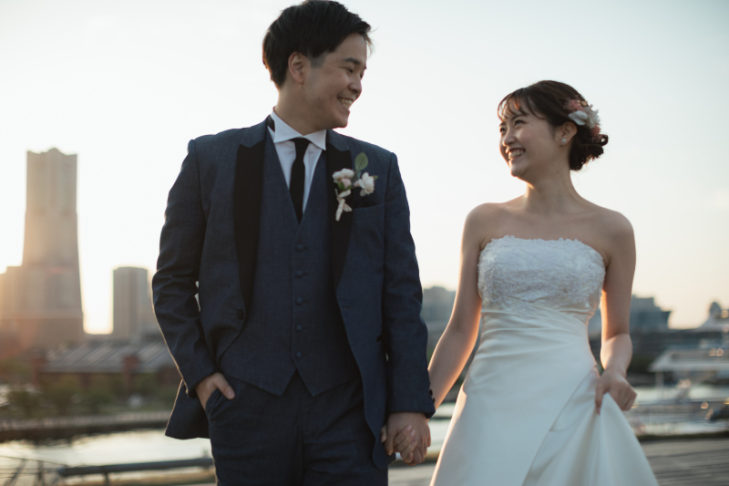 お二人の自然な表情