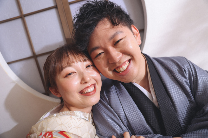 お二人の表情も！