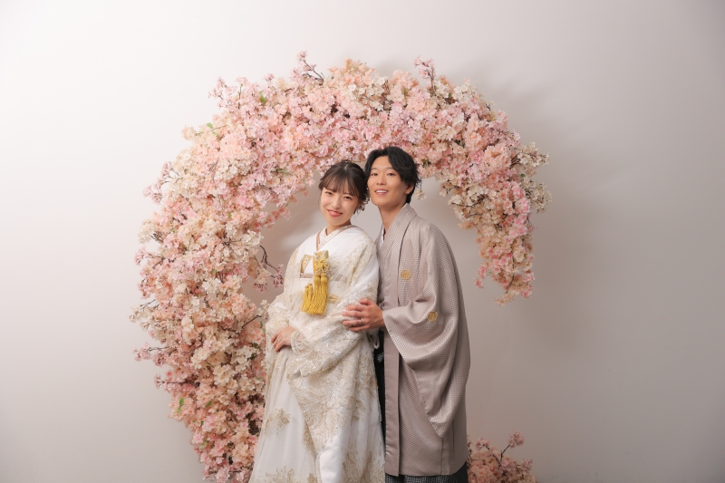 まずは和装の撮影です!