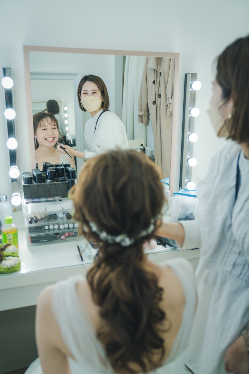 メイクとの空気感