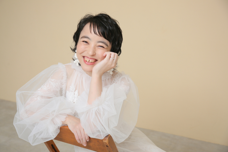 ふわふわの袖と