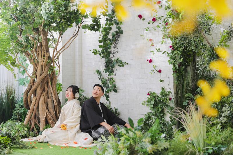 森の中で一休み