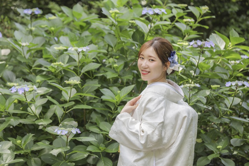 お花と一緒に！！