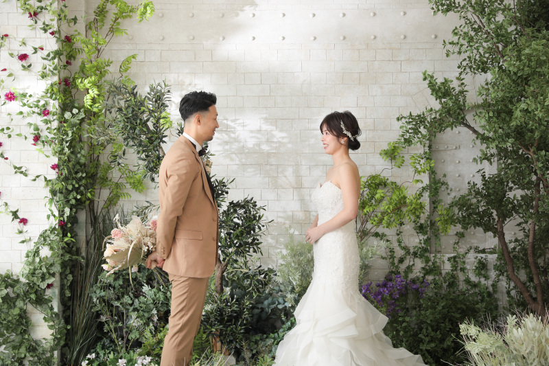 新郎様がお花を！？