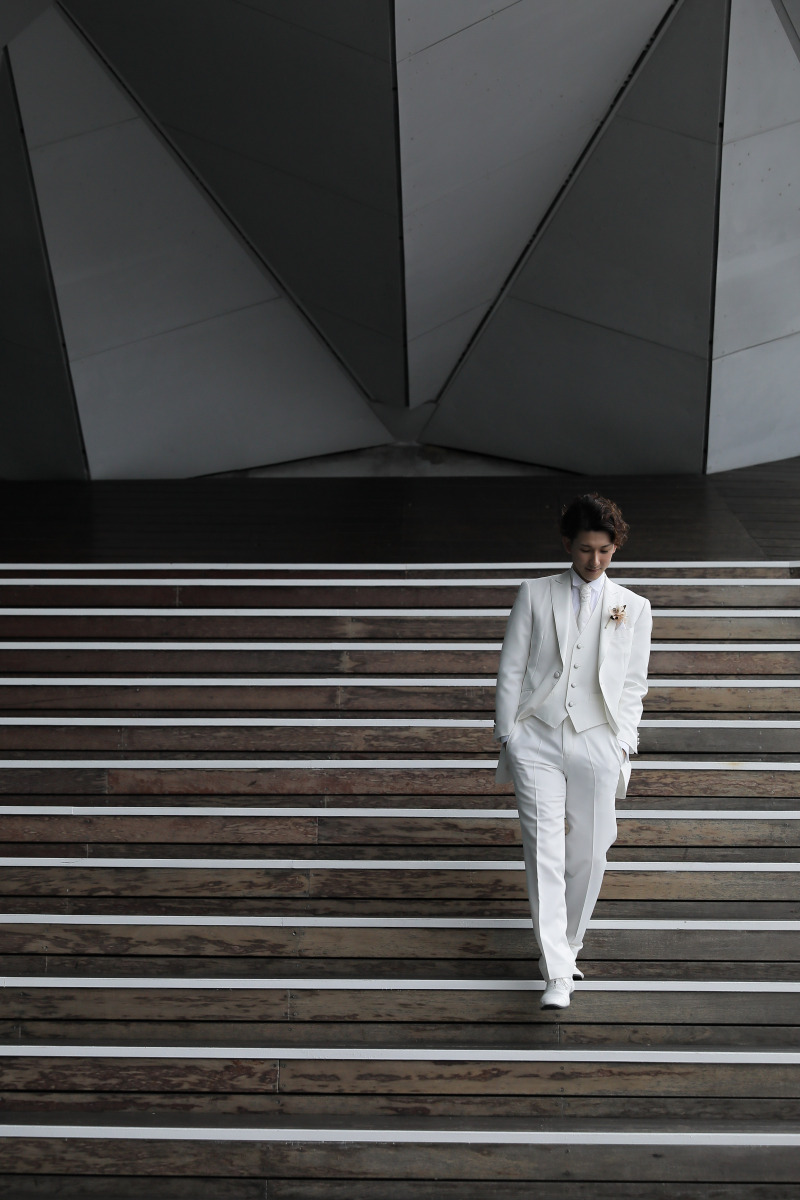 新郎さまのモデルカット