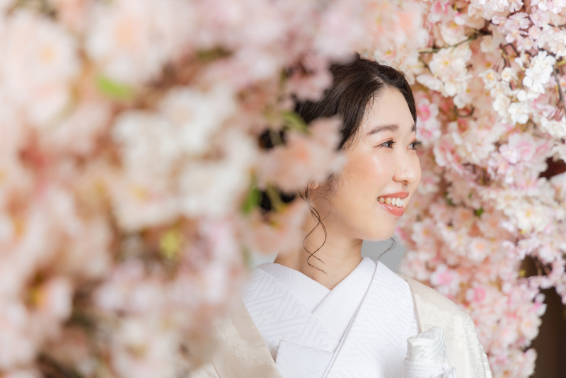 新婦様と桜