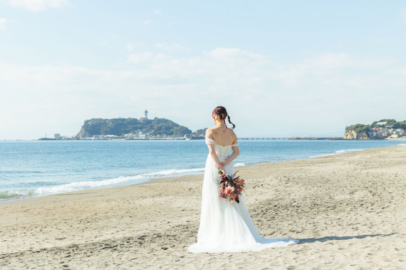 ご新婦様後ろ姿