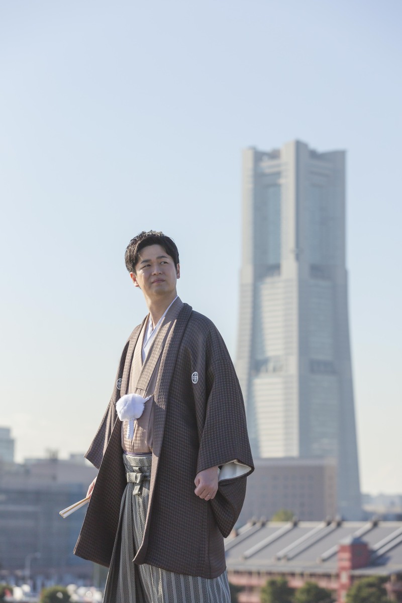 後新郎様のソロショットもバッチリ決めて