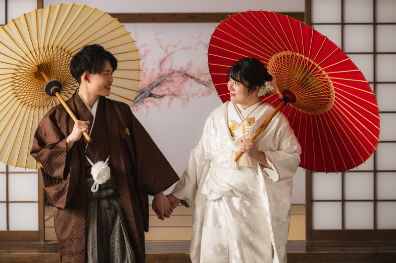 適温で2人だけの空間で撮影できるスタジオ撮影!