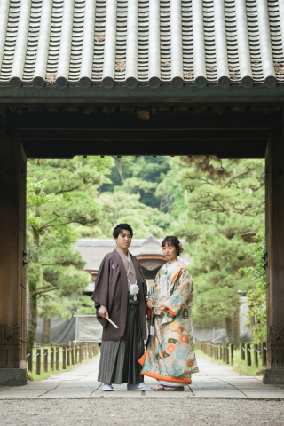 梅雨の時期の和装ロケーション撮影！三溪園！