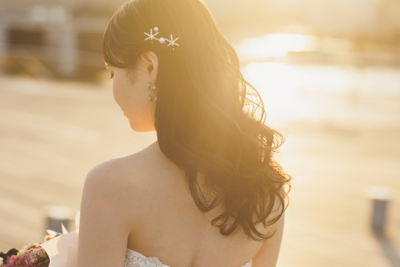 ヘアセットのお写真も♪