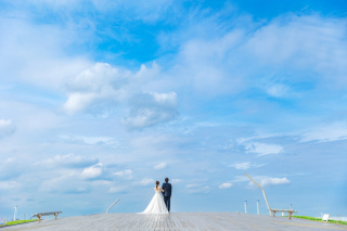 開放感たっぷりの大さん橋撮影！