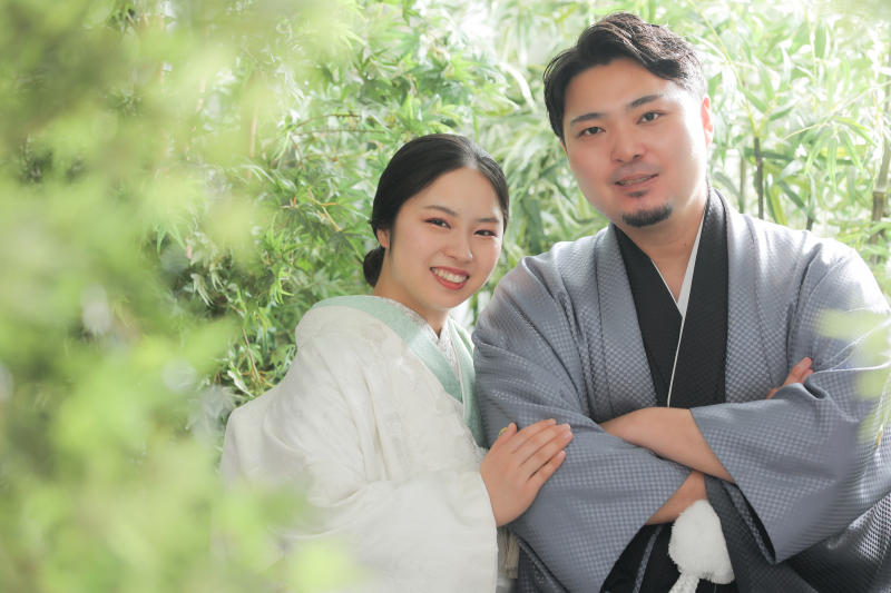 緑いっぱいの竹林に!