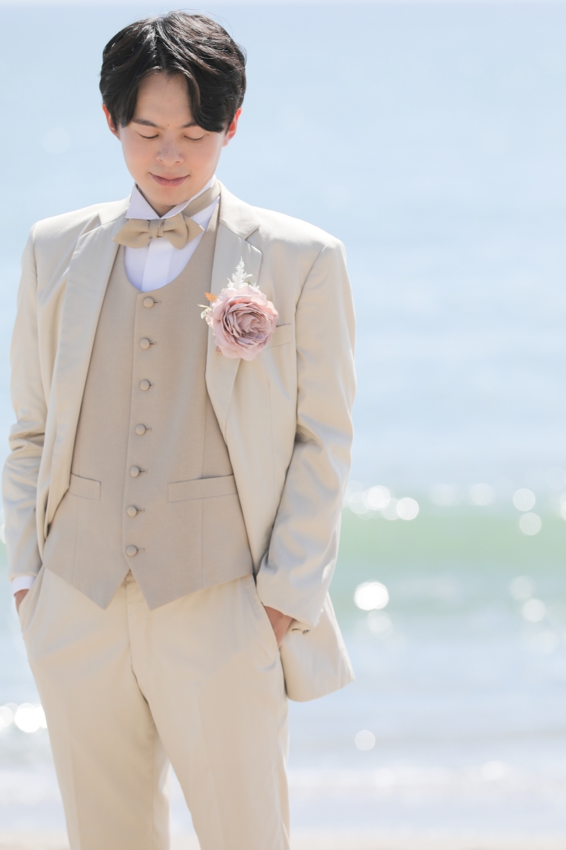 ご新郎様のソロカット