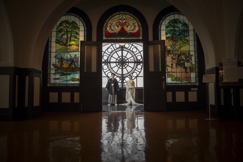 【和洋折衷】横浜市開港記念会館で和装撮影!