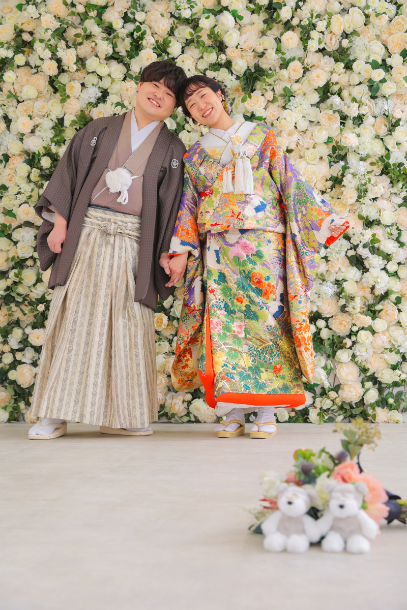 わんちゃんと共演