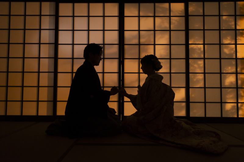 秋を感じるスタジオと大桟橋ウェディングフォト