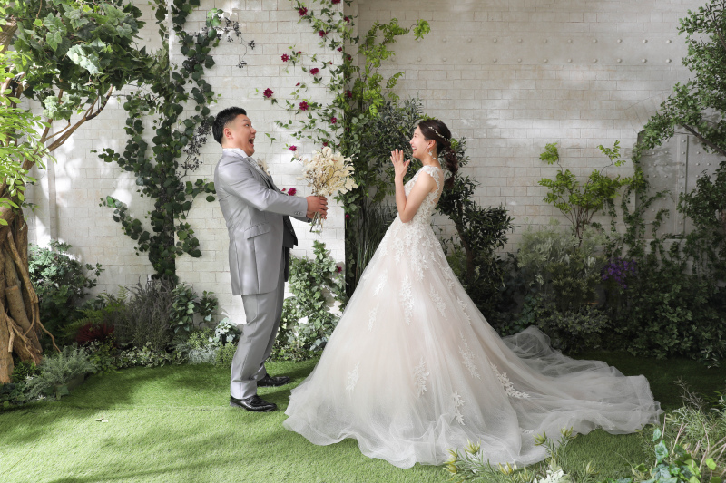 新郎様がびっくり！？