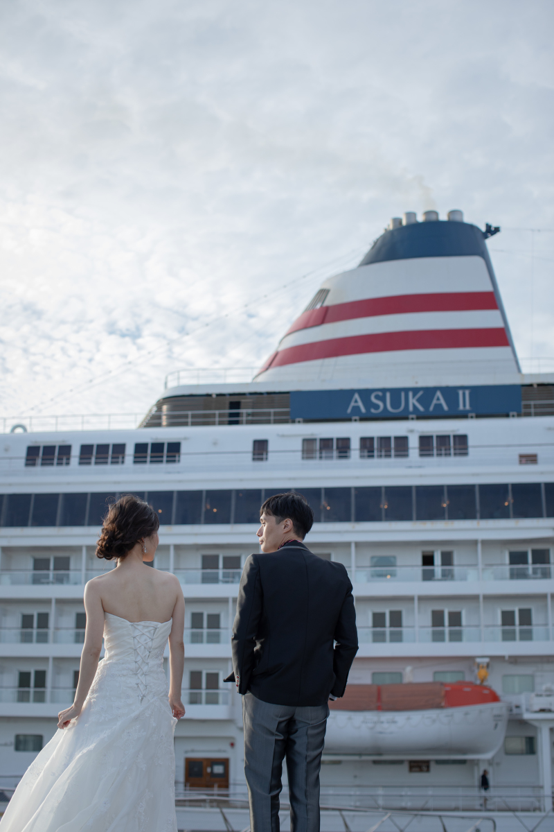 船のある大桟橋