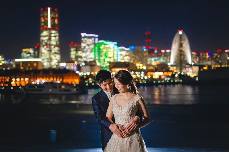 夜景で撮るマタニティフォト