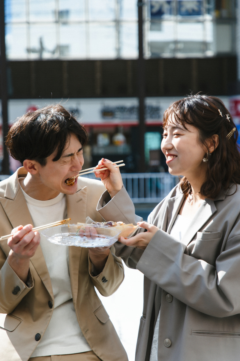 たこ焼きデート。